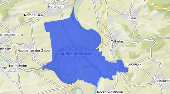 Bodenrichtwertkarte Lauffen am Neckar